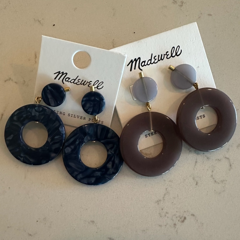 Madewell Circle Statement Earrings